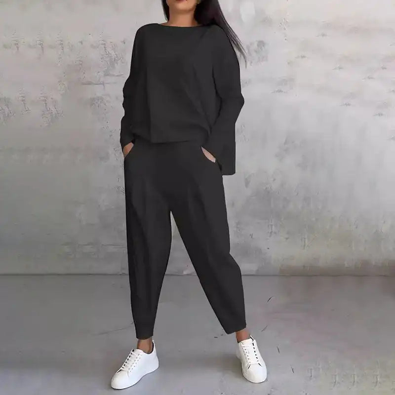 Emily Set: Long Sleeve Top and Thermal Trousers